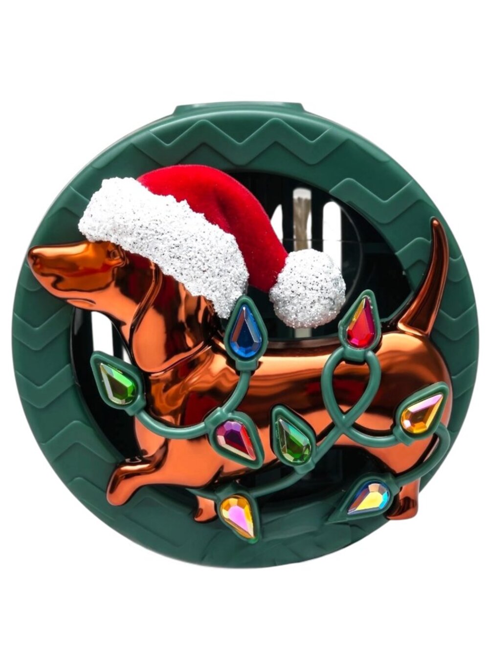 Bath & Body Works Holidog With Lights Vent & Visor Car Clip Fragrance Holder